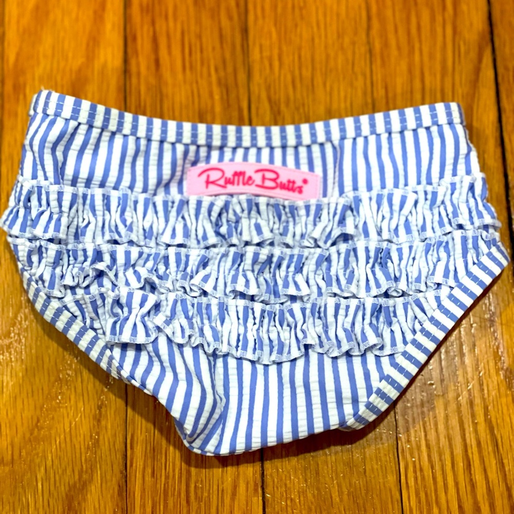 RuffleButts Girls Swim Bottoms 6-12 months